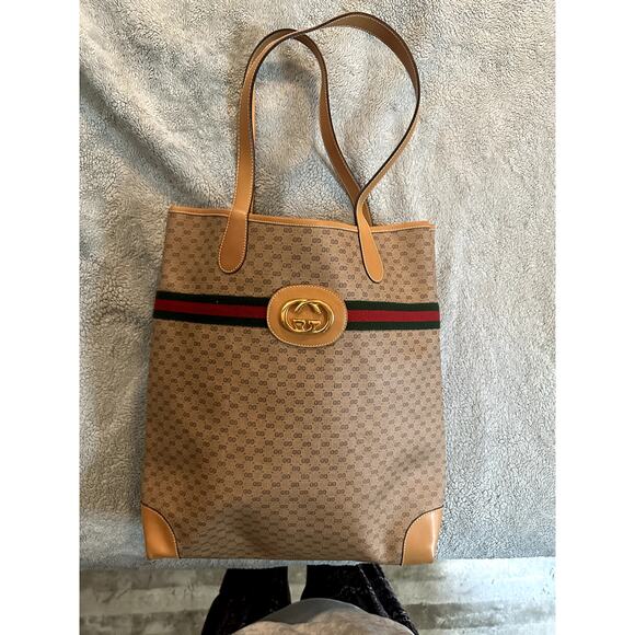 Gucci Old Sherry Line Tote Bag - Picture 14 of 16